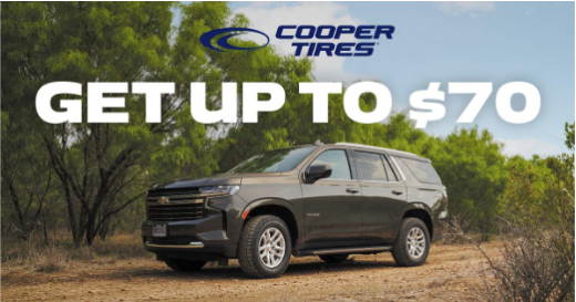 Cooper Tires $70 Rebate